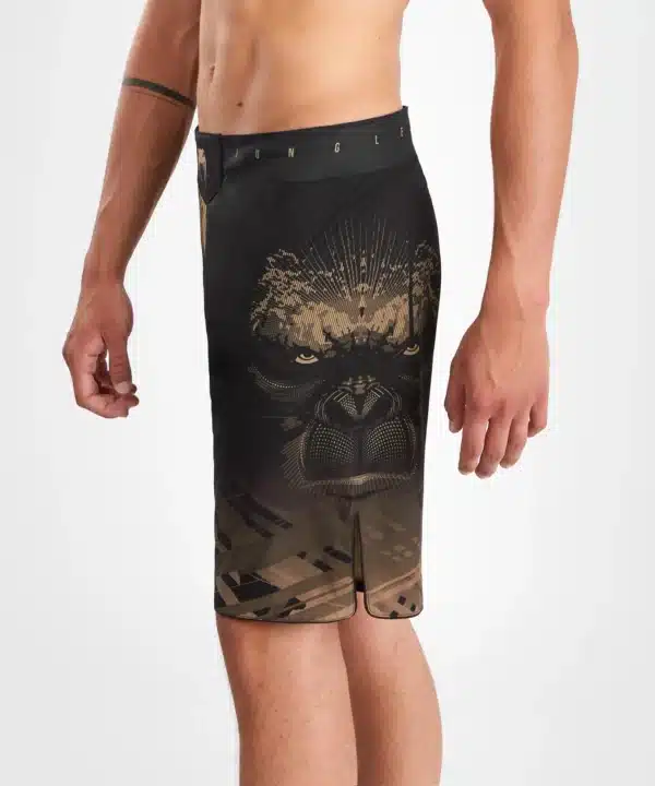 Venum Gorilla Jungle Fightshort - Black/Sand מכנס לחימה ונום