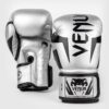 ⁦כפפות אגרוף ונום אליט כסף/שחור [Venum Elite Boxing Gloves]⁩ – תמונה ⁦3⁩
