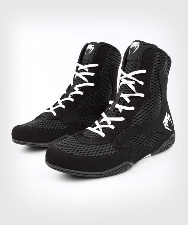 נעלי איגרוף מקצועיות VENUM Contender Boxing Shoes Black/White