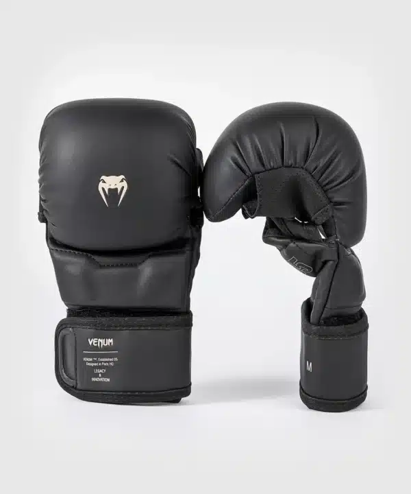 כפפות ספארינג Venum Impact Evo Sparring MMA Gloves Black