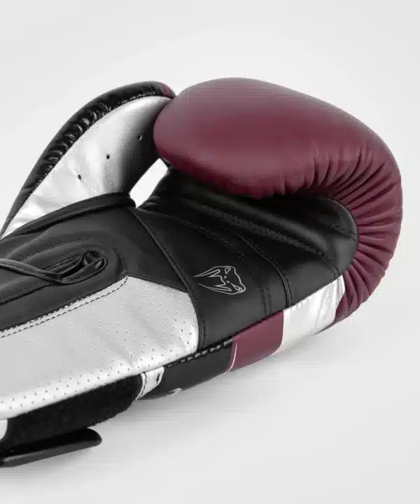 כפפות איגרוף Venum Elite Evo Boxing Gloves Burgundy/Silver