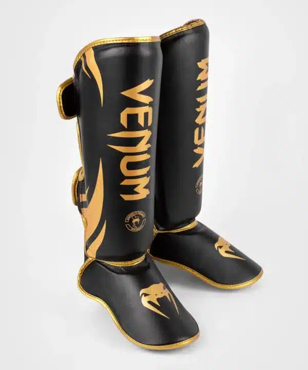 Venum Challenger Shin Guards - Black/Gold