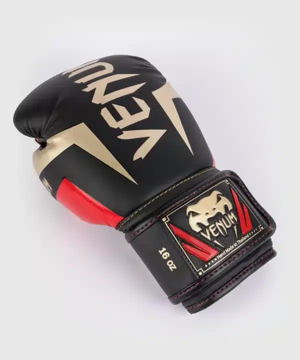 כפפות איגרוף Venum Elite Boxing Gloves Black/Gold/Red