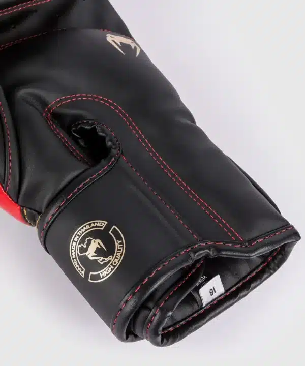 כפפות איגרוף Venum Elite Boxing Gloves Black/Gold/Red