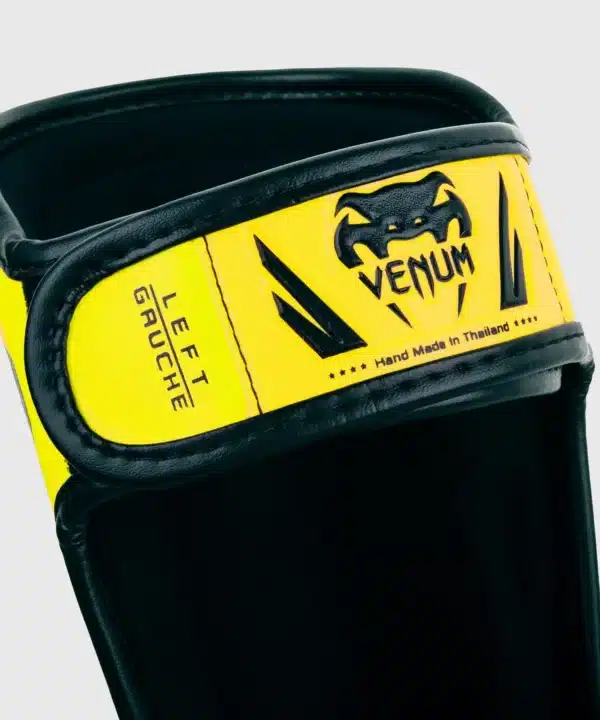 Venum Elite Shin Guards Kids Neo Yellow