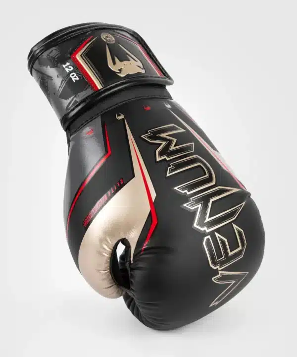 כפפות איגרוף Venum Elite Evo Boxing Gloves Black/Gold/Red