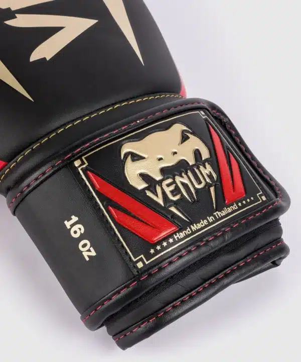 כפפות איגרוף Venum Elite Boxing Gloves Black/Gold/Red