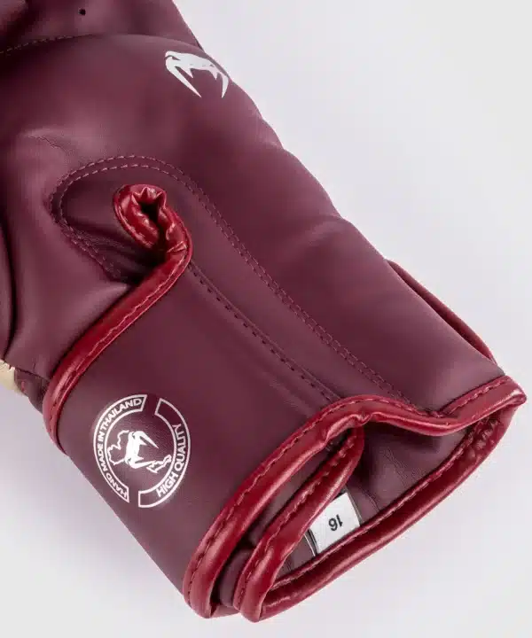 כפפות איגרוף Venum Elite Boxing Gloves Burgundy/Gold