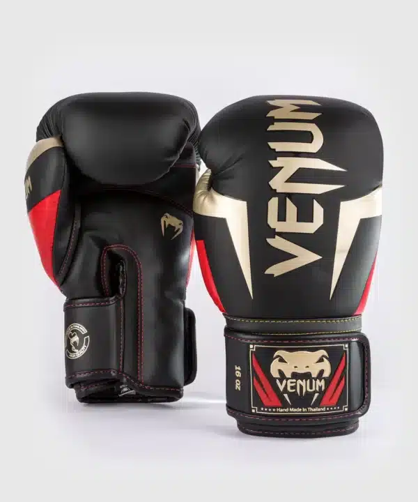 כפפות איגרוף Venum Elite Boxing Gloves Black/Gold/Red