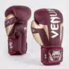 כפפות איגרוף Venum Elite Boxing Gloves Burgundy/Gold