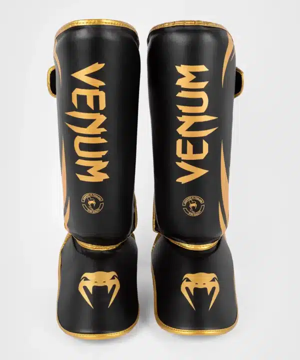 Venum Challenger Shin Guards - Black/Gold