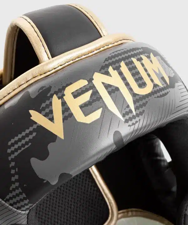 מגן ראש Venum Elite Boxing Headgear Dark camo/Gold