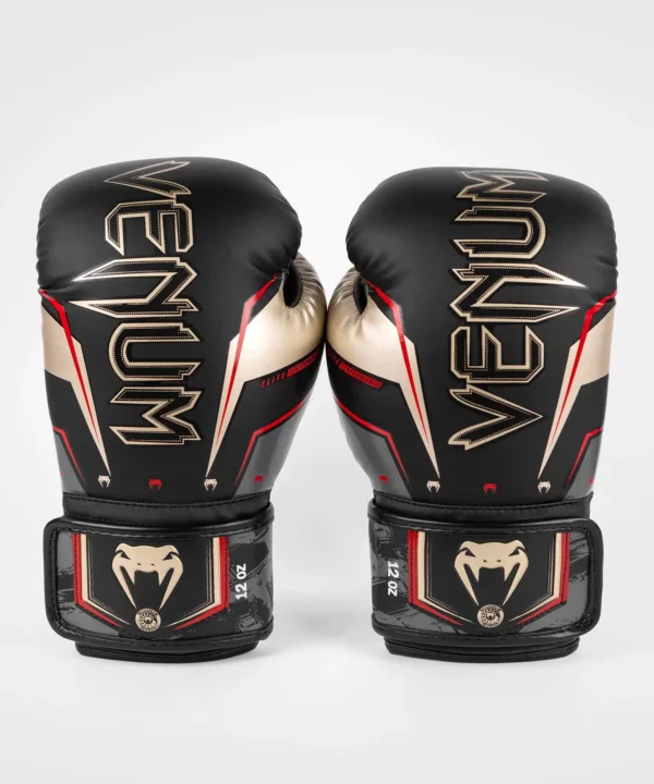 כפפות איגרוף Venum Elite Evo Boxing Gloves Black/Gold/Red