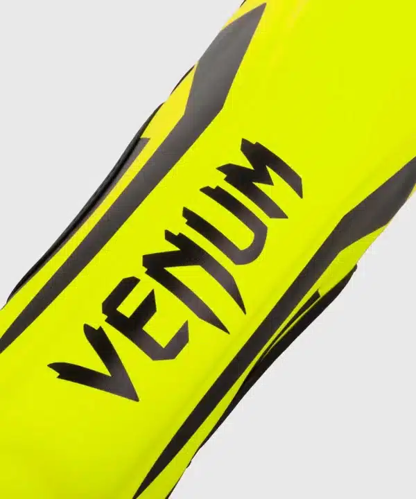 Venum Elite Shin Guards Kids Neo Yellow