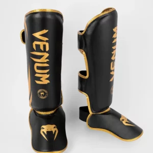 Venum Challenger Shin Guards - Black/Gold