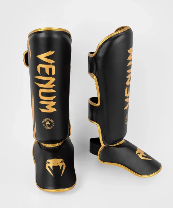 Venum Challenger Shin Guards - Black/Gold