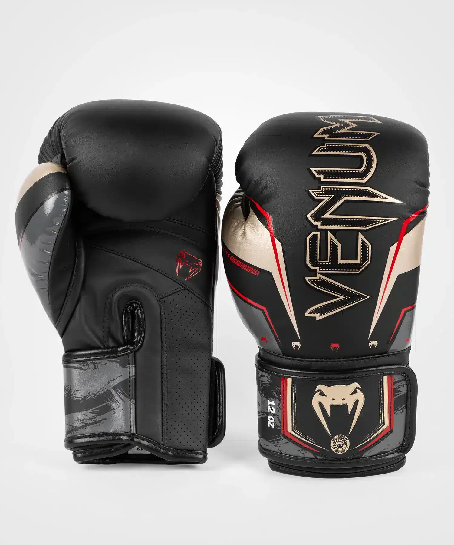 כפפות איגרוף Venum Elite Evo Boxing Gloves Black/Gold/Red