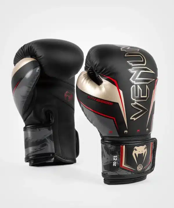 כפפות איגרוף Venum Elite Evo Boxing Gloves Black/Gold/Red