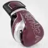 כפפות איגרוף Venum Elite Evo Boxing Gloves Burgundy/Silver