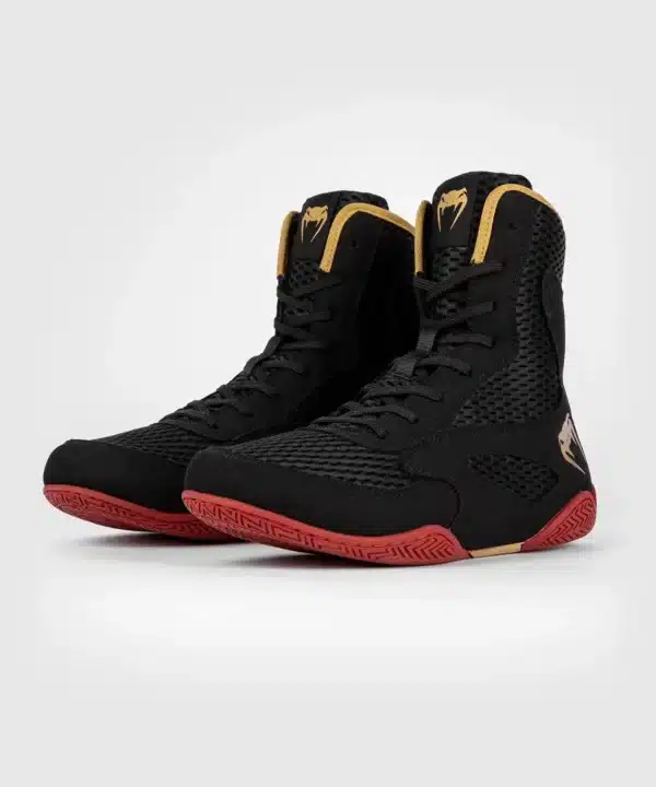 נעלי איגרוף Venum Contender Boxing Shoes Black/Gold/Red