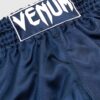 Venum Classic Muay Thai Short - Navy Blue/White מכנס ונום אגרוף תאילנדי כחול/לבן