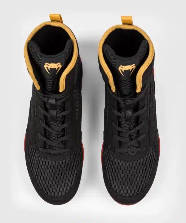 נעלי איגרוף Venum Contender Boxing Shoes Black/Gold/Red