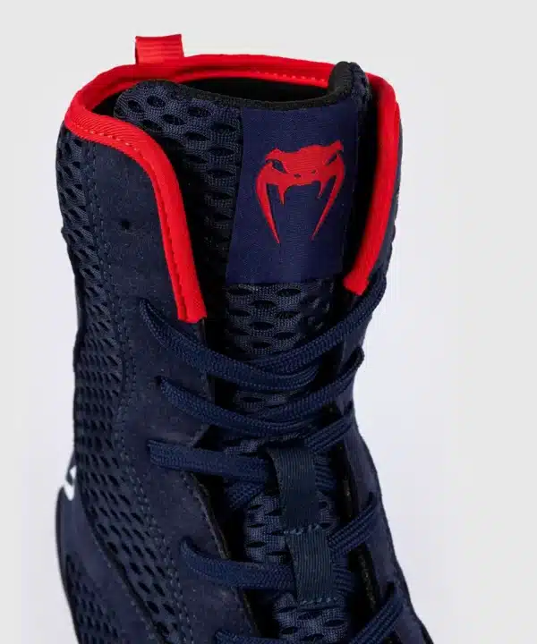 נעלי איגרוף Venum Contender Boxing Shoes Navy Blue Red