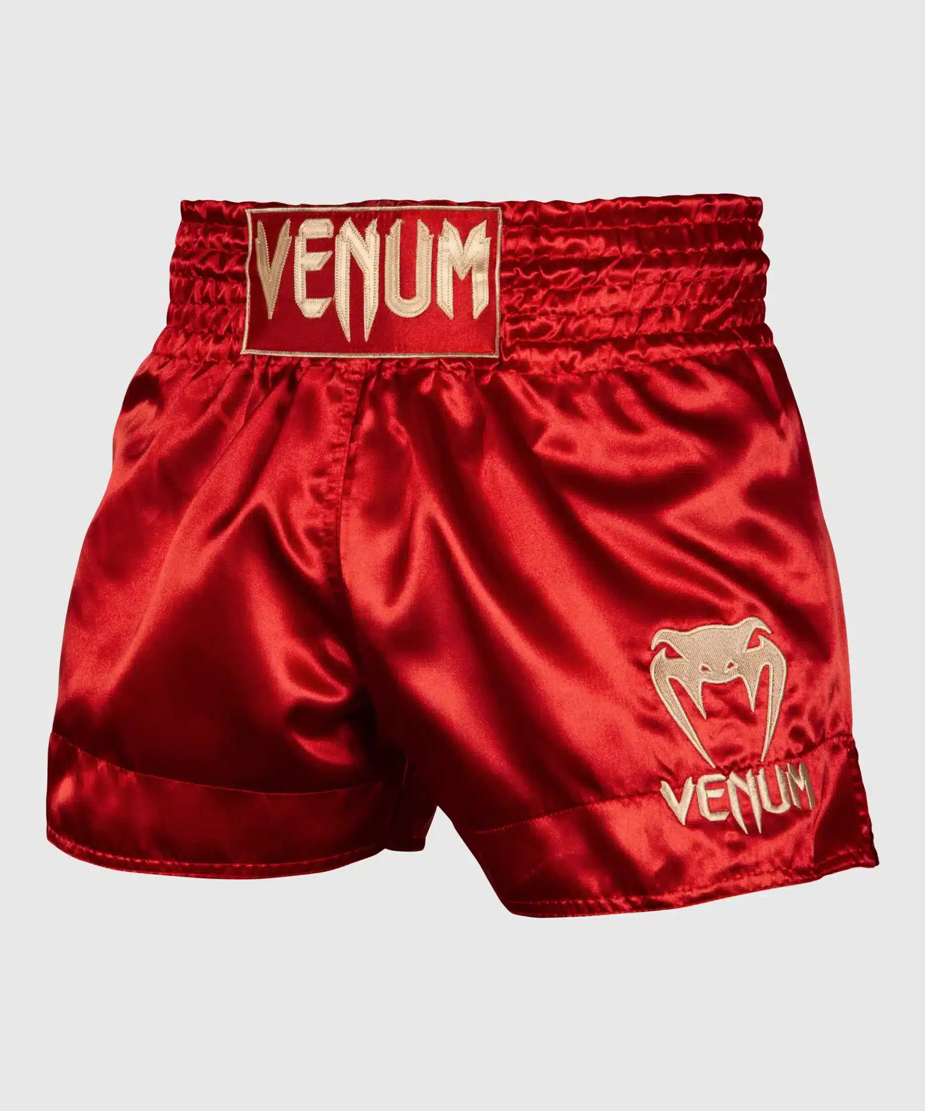 Venum Classic Muay Thai Short - Bordeaux/Gold מכנס ונום אגרוף תאילנדי בורדו/זהב