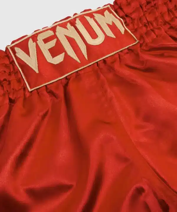 Venum Classic Muay Thai Short - Bordeaux/Gold מכנס ונום אגרוף תאילנדי בורדו/זהב