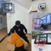 ⁦לוח כדורסל שקוף מקצועי 110/75 ס"מ עם הרחקה מהקיר DUNK M007⁩ – תמונה ⁦7⁩