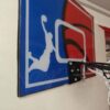 ⁦לוח סל צבעוני לדלת לוח כדורסל לדלת לבית DUNK M011-1⁩ – תמונה ⁦5⁩