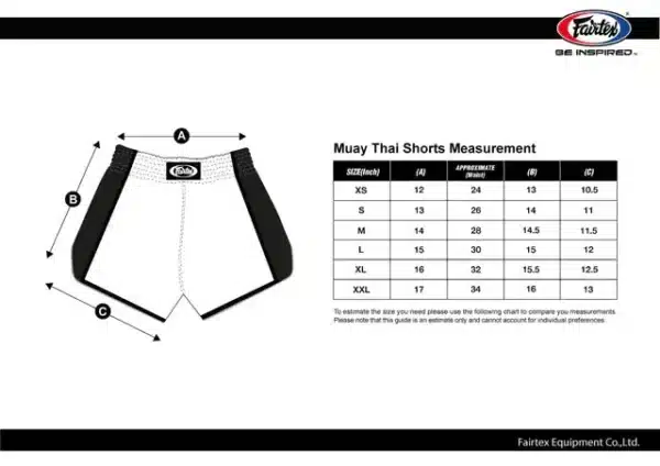 מכנס איגרוף תאילנדי פיירטקס Fairtex Muay Thai Shorts - BS1920