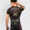 ⁦ראשגארד קצר אפור שחור Venum Santa Muerte 5.0 Men’s Short Sleeve Rashguard - Deep Black/Gold⁩ – תמונה ⁦2⁩