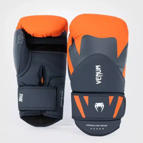 כפפות אגרוף Venum Challenger 4.0 Boxing Gloves - Orange/Navy Blue - כחול כהה כתום