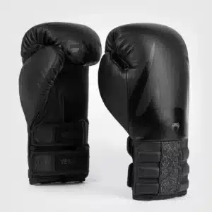 כפפות איגרוף מקצועיות  עור אמיתי Venum Reverso Boxing Gloves - Black / Black
