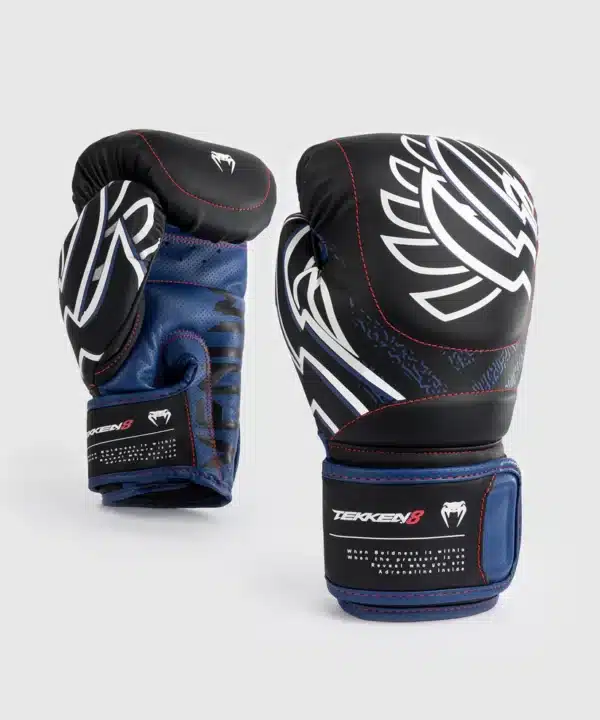 כפפות איגרוף Venum x TEKKEN 8 - Jin Kazama Boxing Gloves - Blue/Black/White