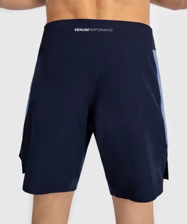 מיכנס לחימה של ונום -Venum Tempest Men's Fight Shorts - Navy Blue/Blue