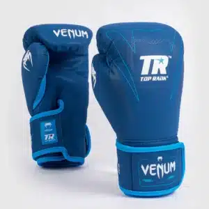 כפפות אגרוף סדרה מיוחדת Venum X Top Rank Original Impact Boxing Gloves - Navy Blue