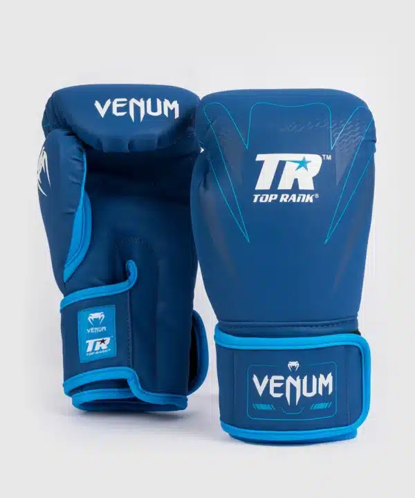 כפפות אגרוף סדרה מיוחדת Venum X Top Rank Original Impact Boxing Gloves - Navy Blue