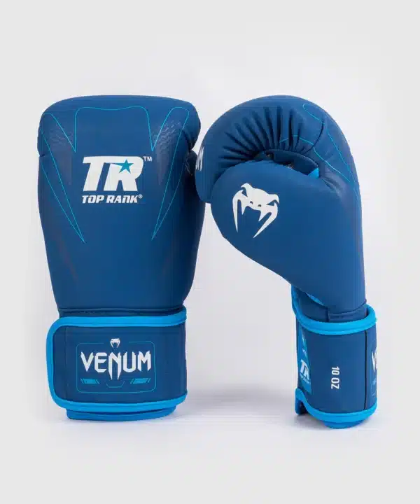 כפפות אגרוף סדרה מיוחדת Venum X Top Rank Original Impact Boxing Gloves - Navy Blue