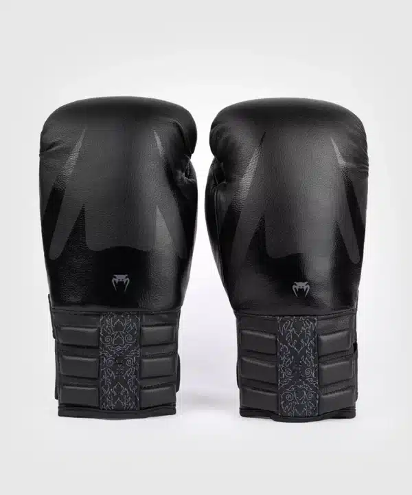 כפפות איגרוף מקצועיות  עור אמיתי Venum Reverso Boxing Gloves - Black / Black