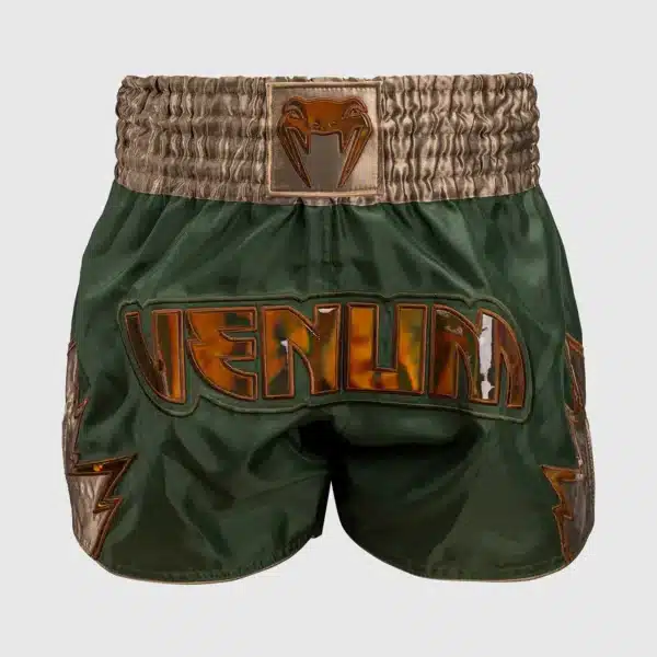 מכנס איגרוף תאילנדי Venum Inferno Muay Thai Shorts - Khaki/Bronze
