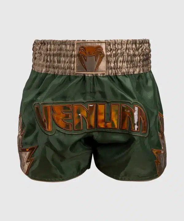 מכנס איגרוף תאילנדי Venum Inferno Muay Thai Shorts - Khaki/Bronze
