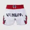 מכנס איגרוף תאילנדי Venum Inferno Muay Thai Shorts - White/Red