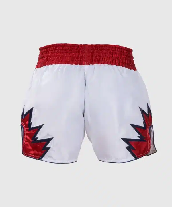 מכנס איגרוף תאילנדי Venum Inferno Muay Thai Shorts - White/Red