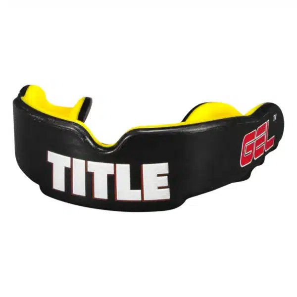 מגן שיניים TITLE Boxing Gel Victory Mouthguard 2.0 שחור צהוב
