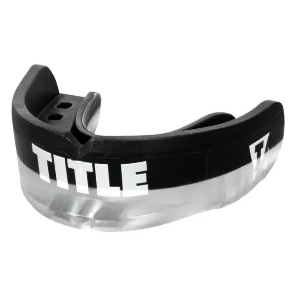 מגן שיניים TITLE Boxing Air Force Duo-Defense Mouthguard 2.0 שחור שקוף