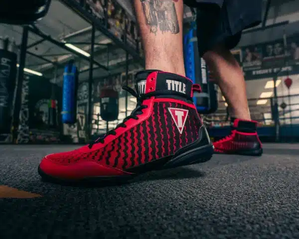 נעלי אגרוף TITLE Boxing Predator II Shoes 2.0 אדום