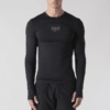 ⁦ראשגרד שרוול ארוך שחור - Everlast Compression Long Sleeve T-Shirt⁩ – תמונה ⁦2⁩
