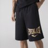 ⁦מכנסי שורטס עם לוגו של Everlast בצבע זהב מטאלי - Everlast Logo Shorts Metallic Gold⁩ – תמונה ⁦4⁩